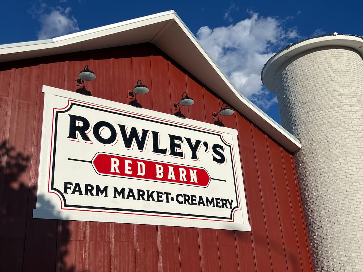 Rowley's Red Barn in Southern Utah, located next to Rowley's Platinum Car Wash